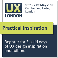 UX London: Practical Inspiration